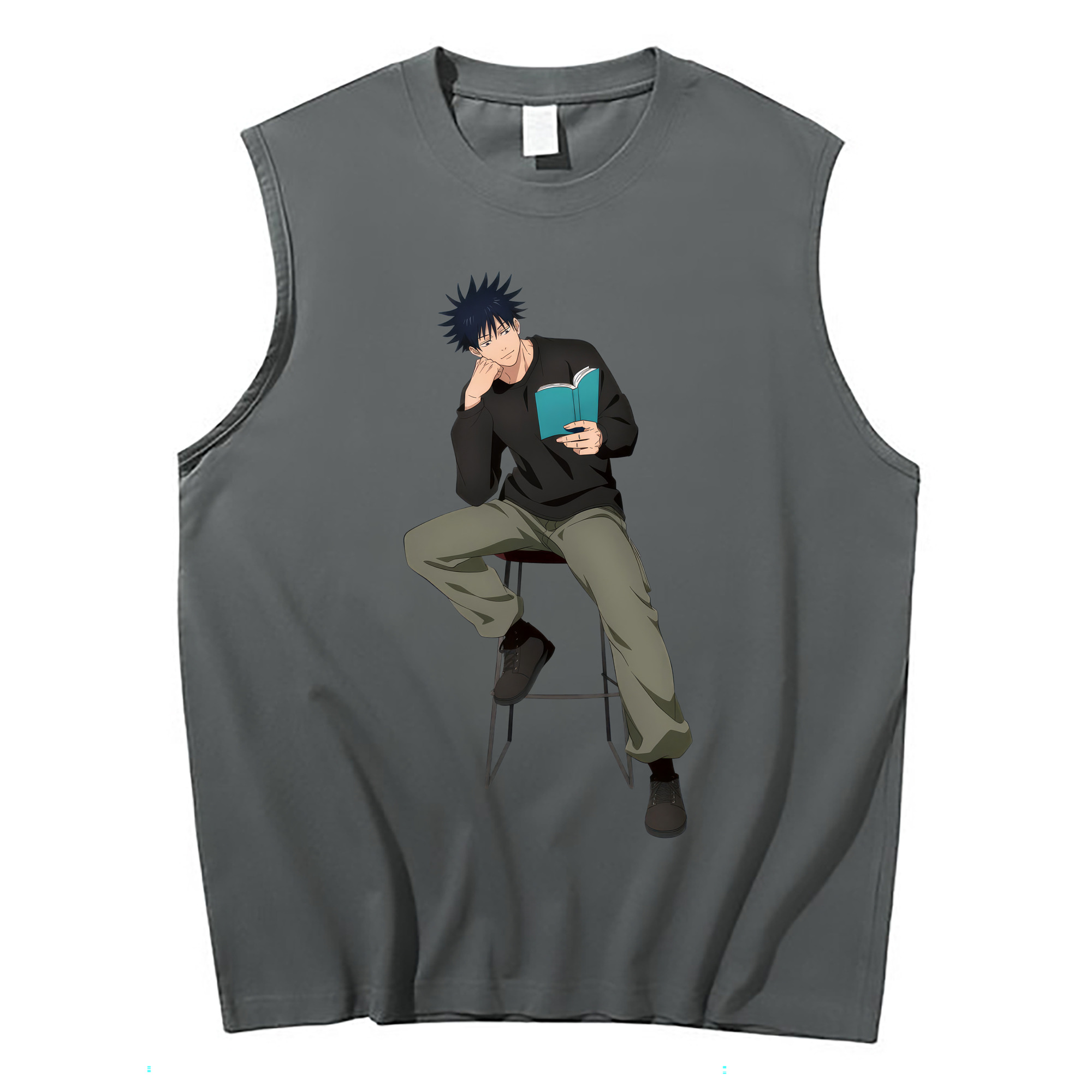 （画像用） 呪術廻戦 Jujutsu Kaisen コットン100％タンクトップ（フロントプリント）